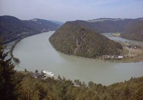 Donauschlinge, vlakbij het Oostenrijkse Schlogen